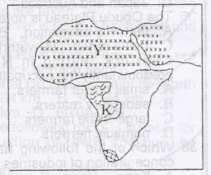 The area marked Y is known for
